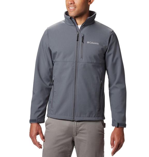 Columbia Ascender Softshell Jacket Grey For Men's NZ46879 New Zealand